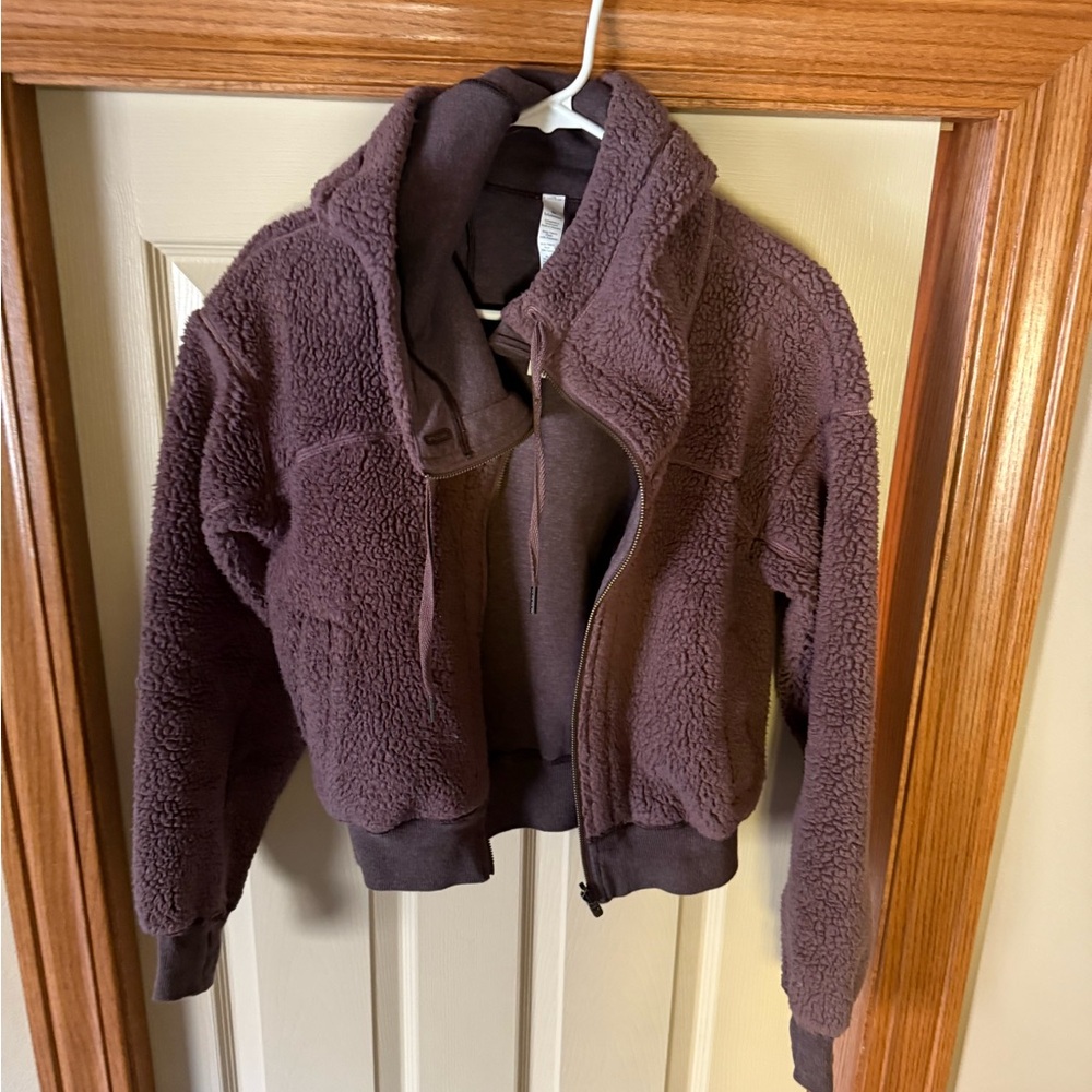lululemon athletica Sherpa Crop Full Zip